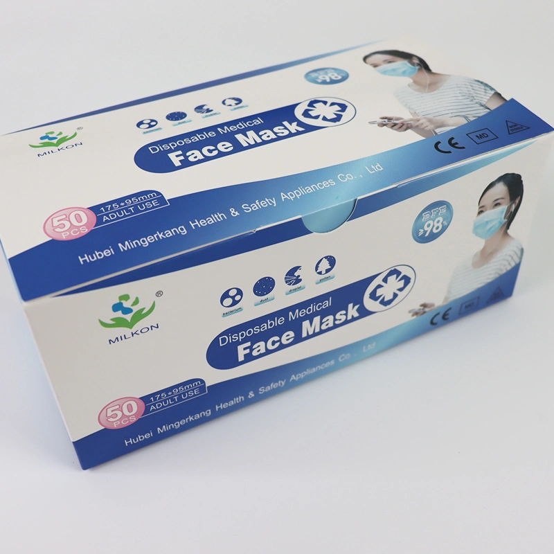 Wholesale Disposable Reversible Cloth Non Woven Bfe98 Type Iir Face Mask