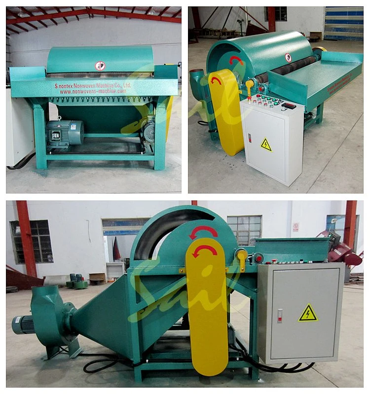 Changshu Sail Ce Certificate Nonwoven Textile Recycle Machine/Nowoven Waste Web Opener/Nonwoven Tearing Machine