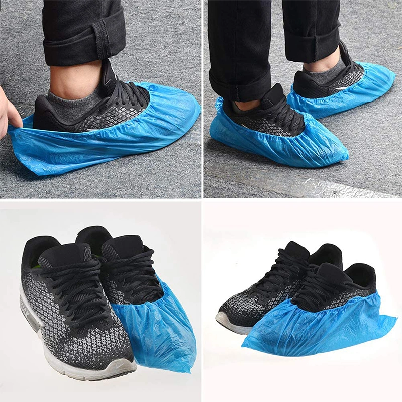 Disposable Thin Industrial Non Woven Shoe Cover / Nonwoven Overshoes