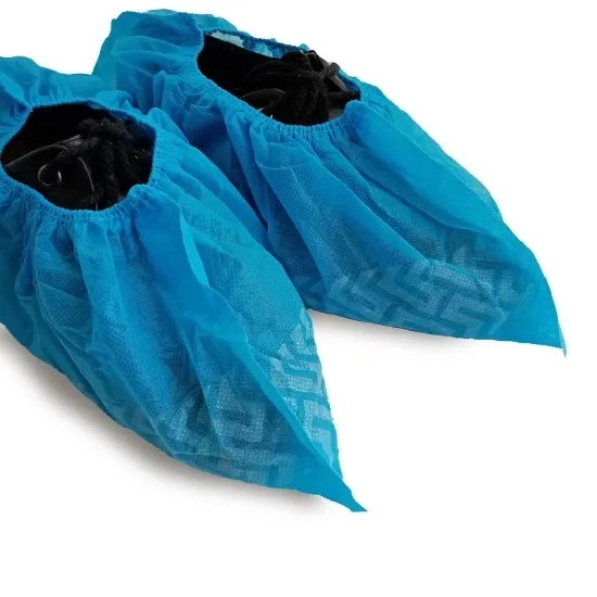 Disposable PP/Polypropylene Non-Woven Non-Skid / Non-Slip Shoe Cover,