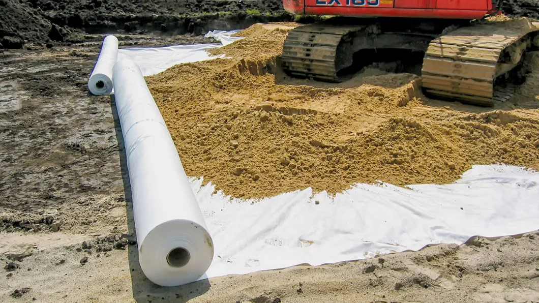 China 100 Vrigin Pet Non Woven Geotextile Roll for Agriculture