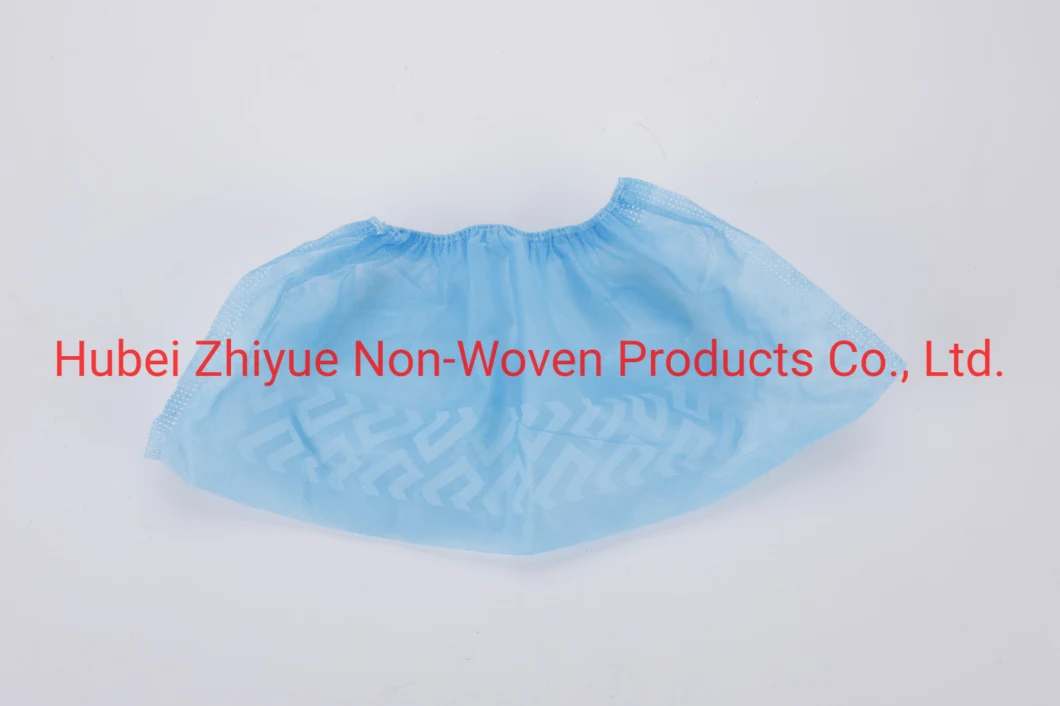 on Stocks Polypropylene Non-Woven (PP) /SMS Smooth/Anti-Skid Surface Protective PPE Hygiene Printing Shoecovers