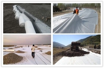 200GSM Nonwoven Polypropylene Geotextile for Railway Construction