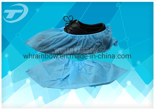Factory Direct Spot Disposable Non-Woven Shoe Cover Dust-Proof Breathable Anti-Skid Foot Cover Non-Woven Shoe Cover