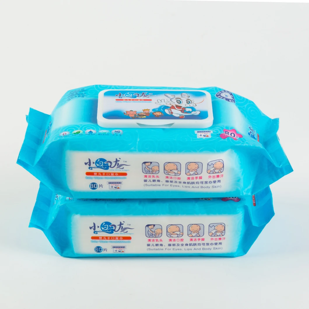 80PCS Nonwoven Material Cheap Baby Wipes