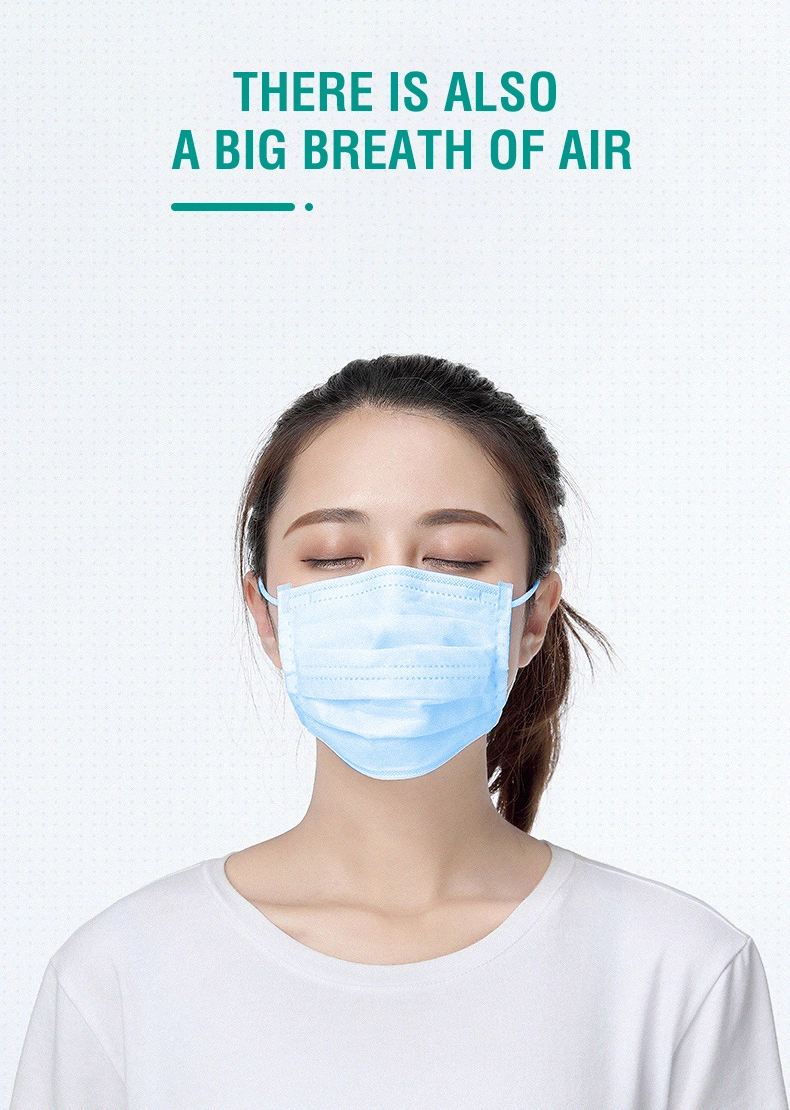 Type I/Yy/T0969 Certificated Disposable Medical Face Masks Nonwoven Material