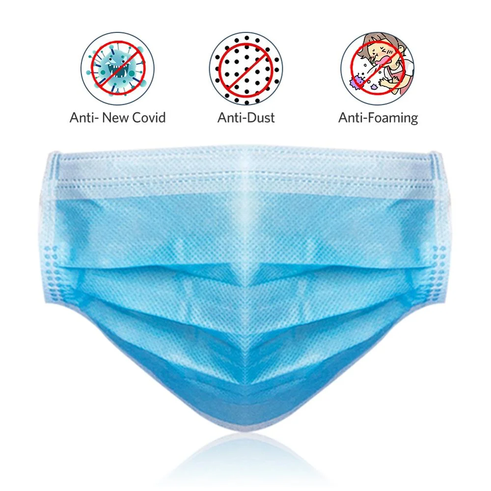 High Quality Face Mask with Three Layers of Non-Woven Cloth Can Effectively Protect Against Bacteria