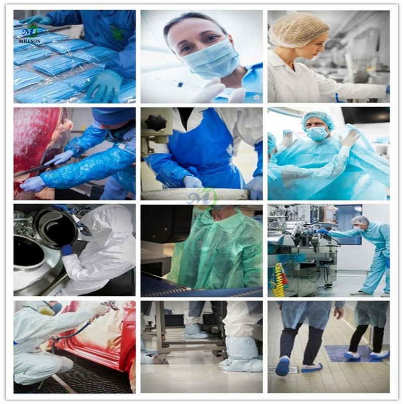 China Polypropylene Nonwoven/SMS/PP+PE Medical Hospital Surgeon Gown