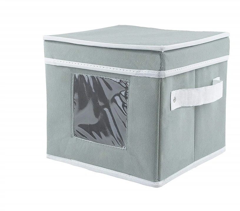 Hot Sale Foldable Cube Storage Box Container Drawer Fabric Non Woven Fabric Storage Box