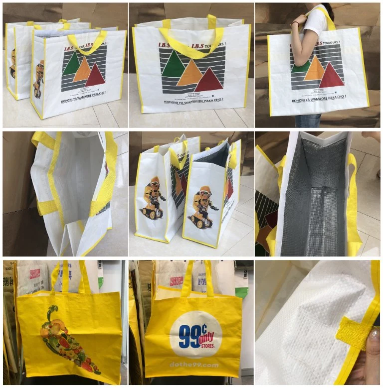 PP Nonwoven Spunbond Cloth Bag Laminated Non Woven Shopping Bag