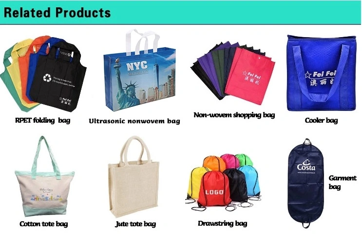 Customized Non Woven Material Nonwoven Tote Bag with Custom Print Logo