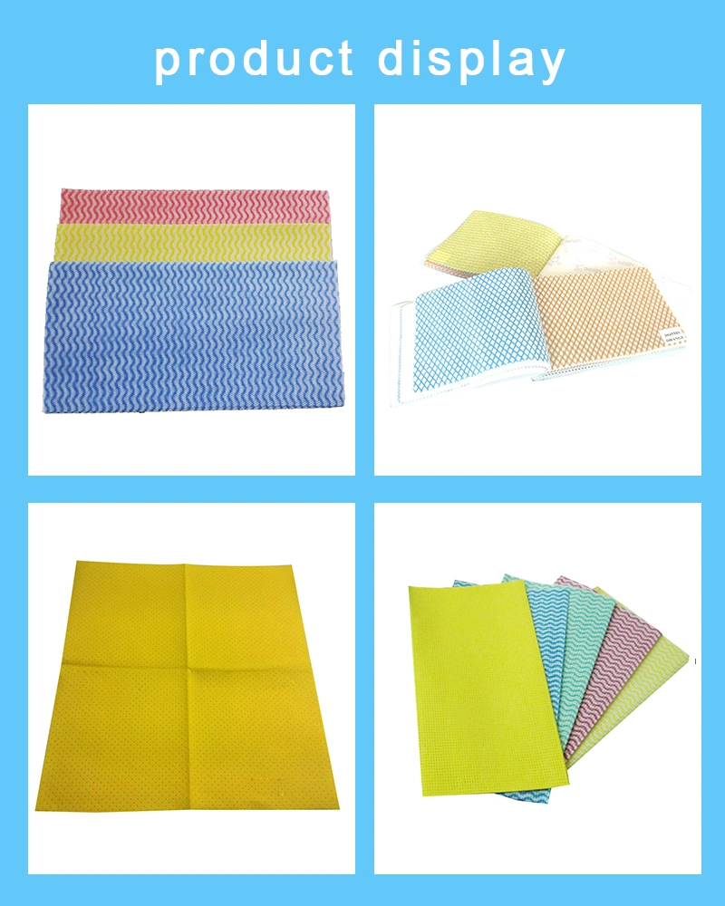 Disposable Nonwoven Kitchen Wipe Cleaning Dry Cloth with Printing