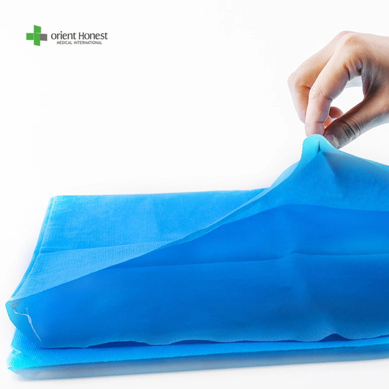 Wholesales Medical Supplies Disposable Bed Sheet Nonwoven Bed Cover Bed Sheet with Elastic with ISO 13485