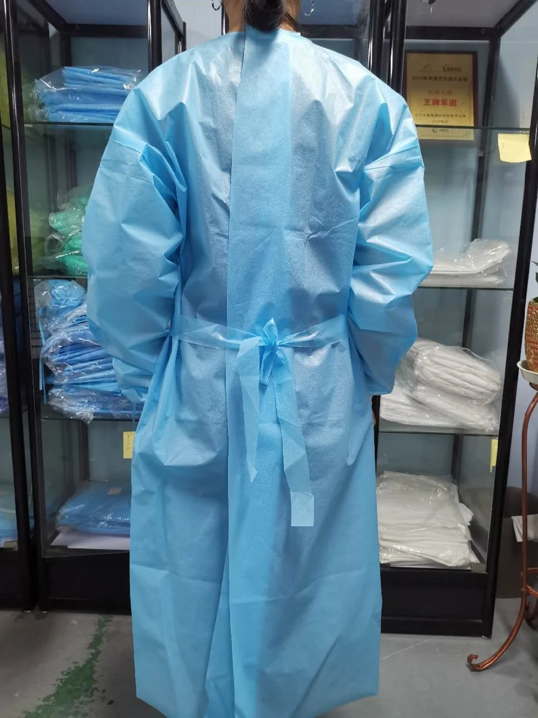 New Products Gown Isolation Non Woven Fabric Breathable PP Non Woven PPE Isolation Gown