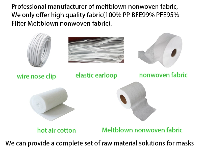 Face Mask Material 100% Polypropylene SMS Spunbond Nonwoven Fabric