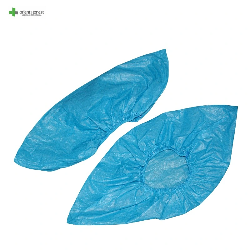 Disposable PP/Polypropylene Non-Woven Non-Skid Disposable CPE Shoe-Cover