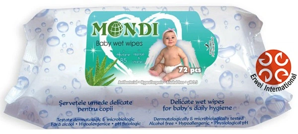 Factory Price Small MOQ Wholesale Nonwoven Material Baby Wet Wipes Wet Tissue