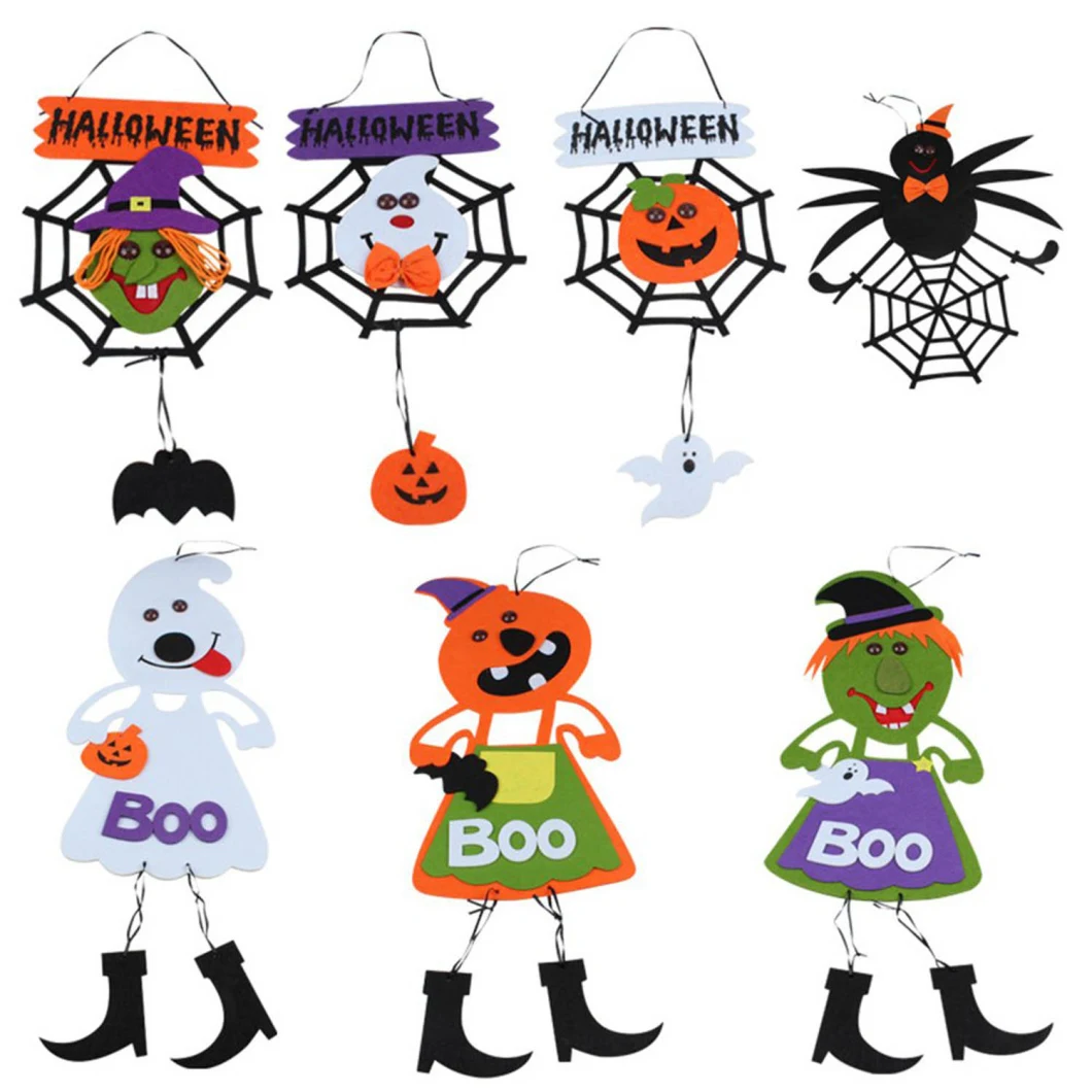 Non-Woven Cloth Halloween Hanging Ornaments Wall Decorations Party Decor