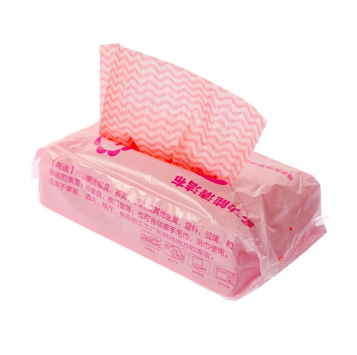 Multi Fuction Dish Cloth Disposable Spunlace Non-Woven Cleaning Cloth Kitchen Cleaning Wipes