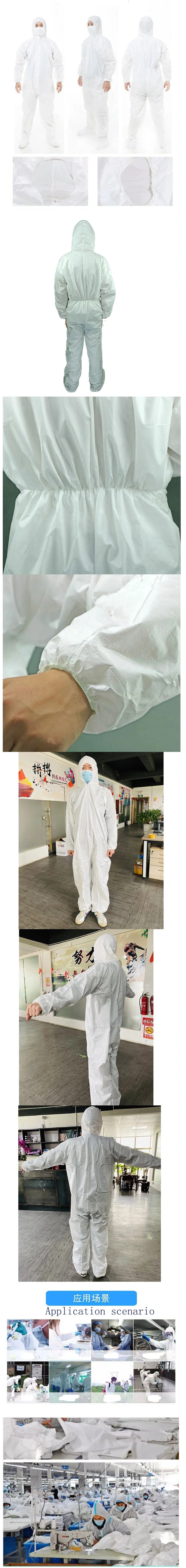 Manufactory Disposable Medical Isolation Gown Protective Gown Medical PPE Coverall Gown Polypropylene PP SMS Nonwoven Waterproof Protective Chemical