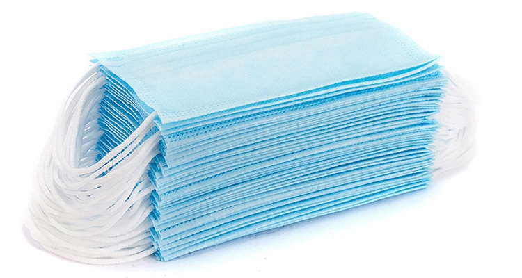 PP Non-Woven Melt-Woven 3ply Disposable Dust Protective Face Mask