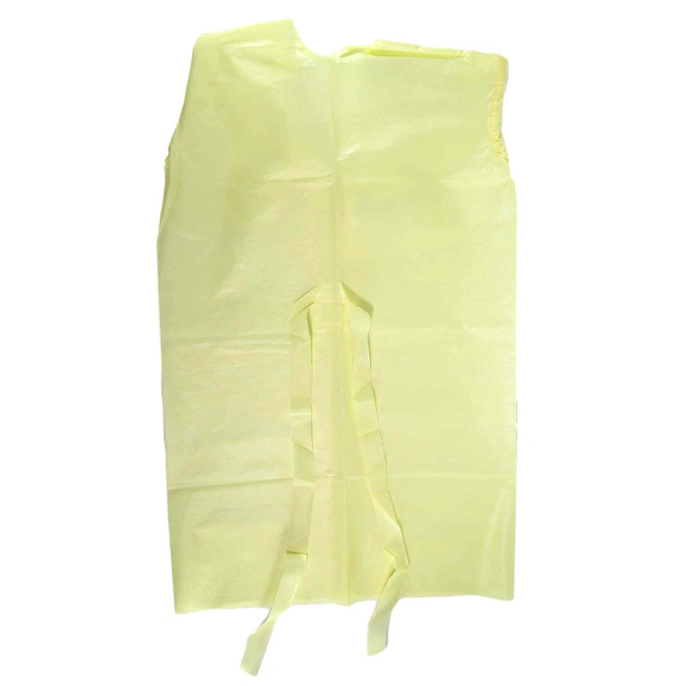Sterile Nonwoven PP+PE Disposable Surgical Gown, PP Isolation Gown Levle2