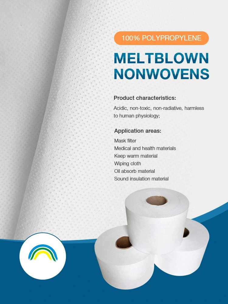 China Printed Non Woven Polypropylene Meltblown Ss SMS PP Spunbonded Nonwoven Fabric