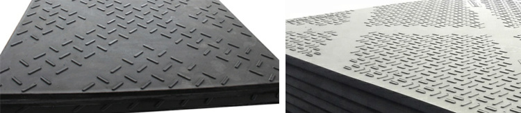 Quickly Laid Ground Protection Mat HDPE Plastic Ground Cover Sheet