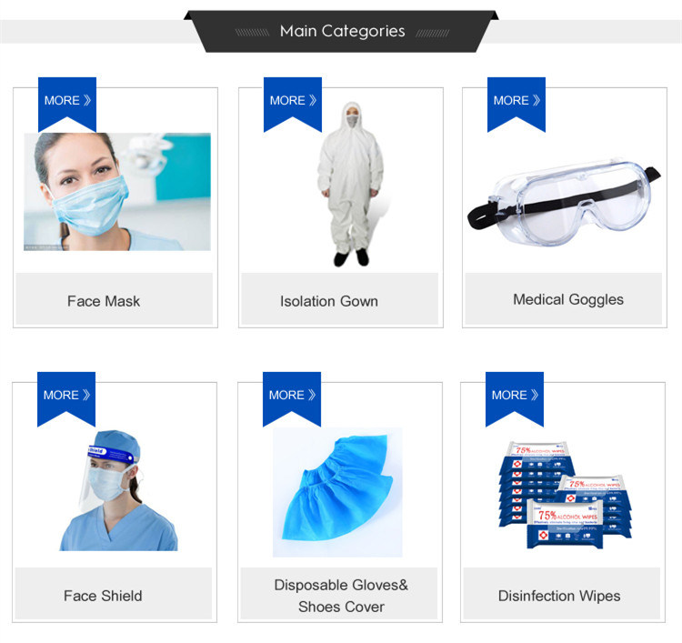 Disposable Nonwoven Fabric Nonwoven Products for Breathable Protective Coverall Isolation Gown