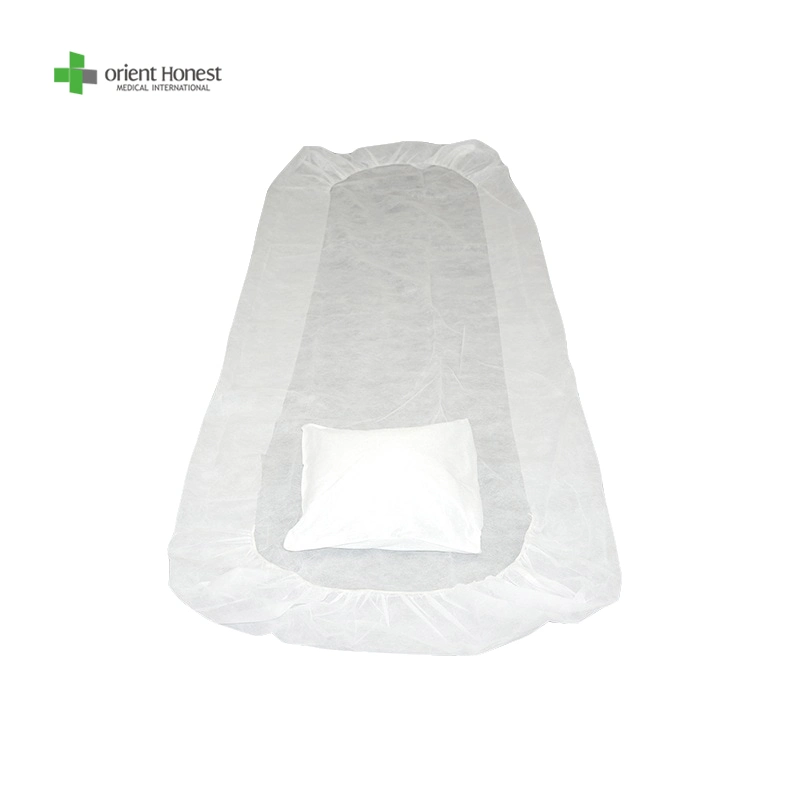 Disposable Medical Bed Cover Nonwoven SMS/PP+PE Bed Cover for Hospital Surgiacl Bed Cover for Clinic