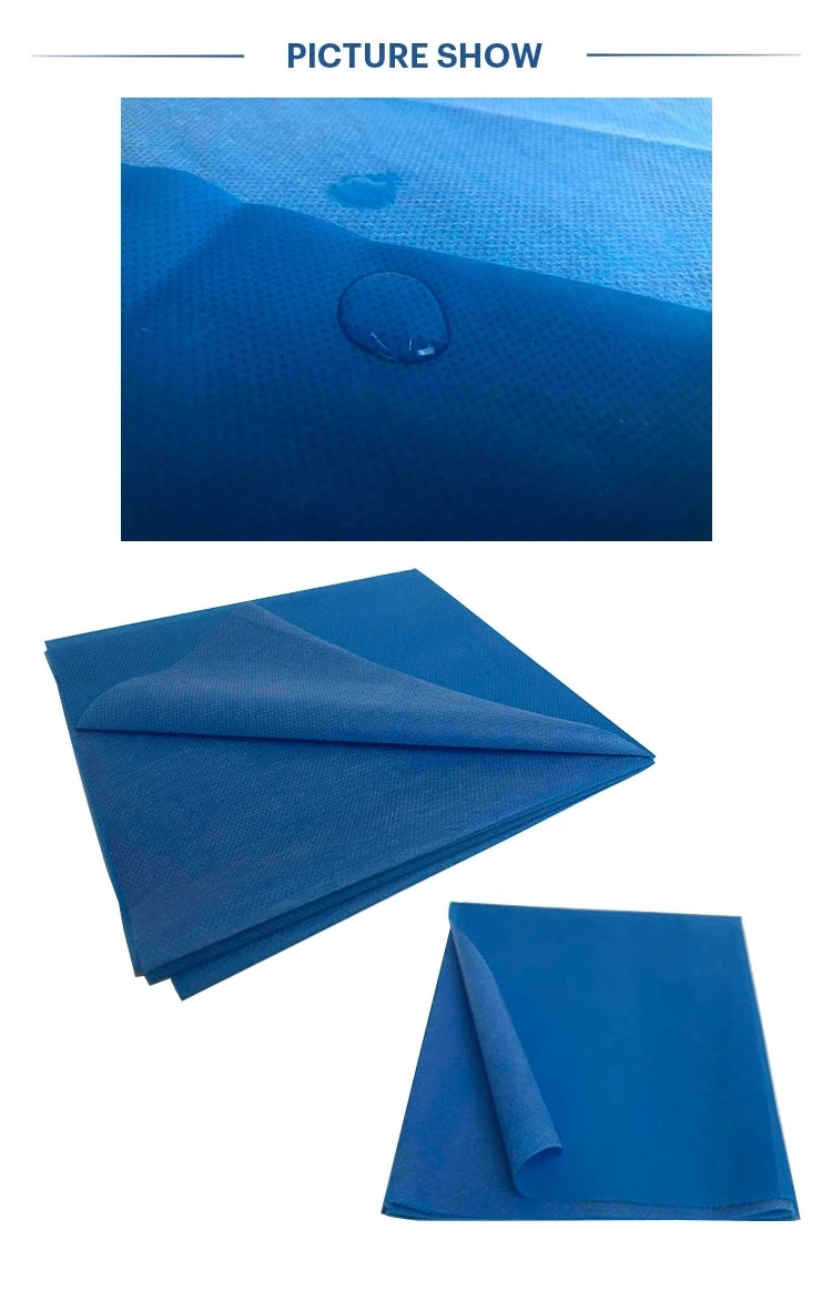 PP Nonwoven 2ply Disposable Tissue Drape Operation Sheet Medical Hydrophilic Bed Sheet