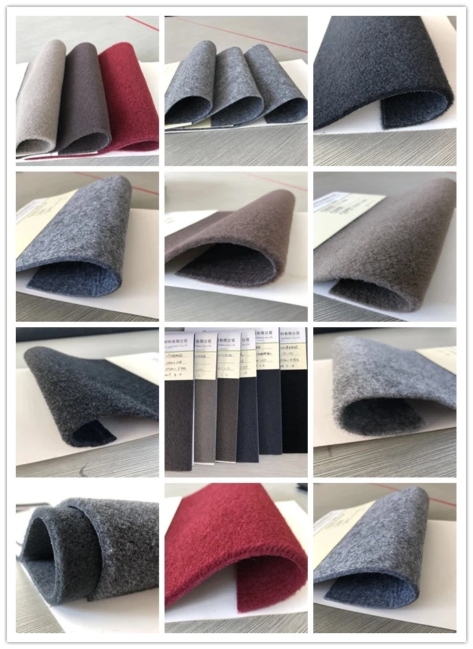 Customized Recycled Nonwoven Polyester Needle Punched Industrial Grey Felt Fabric Rolls