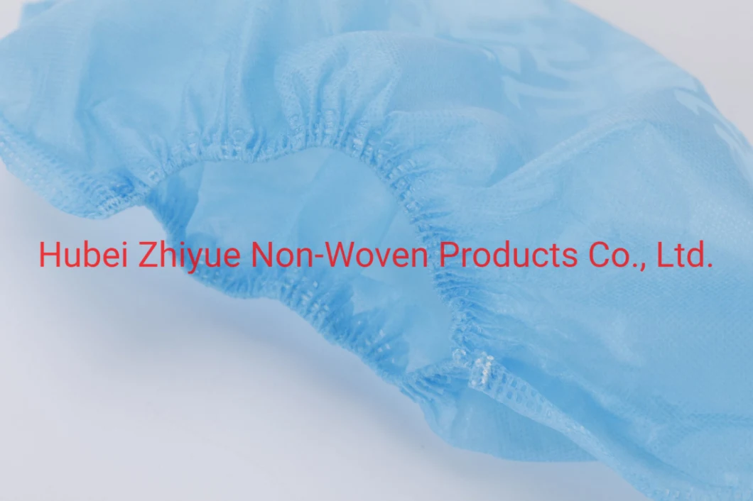 Medical Nurse Disposable Nonwoven Printing Shoe Cover/PP/SMS/CPE Plastic Cleaning Printing Shoe Covers