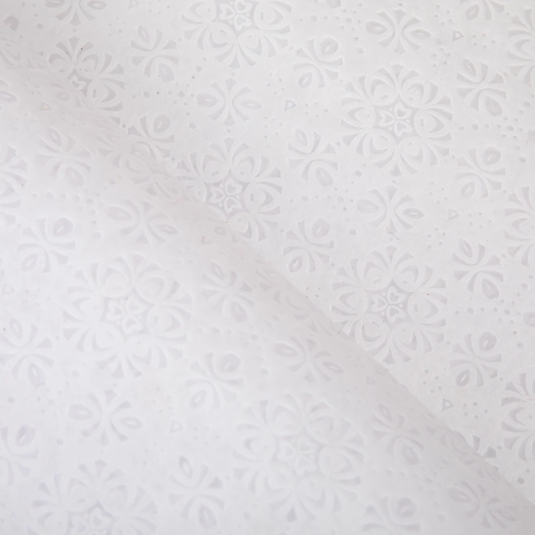 White Color Multifunctional Embossed Nonwoven Fabric for Gift