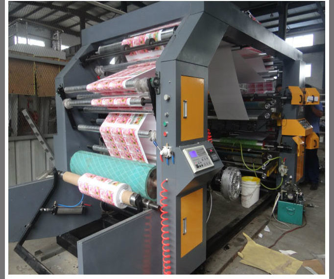 4 Colors Water Based Ink Printing Machine for Paper PE Film BOPP Film Roll Non Woven Roll Flexo Printing Machine
