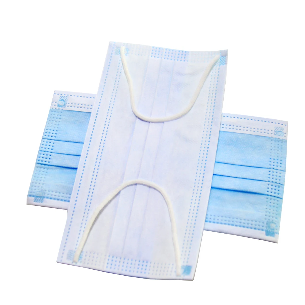Factory Direct Supply Non-Woven Material Disposable 3-Layer Mask