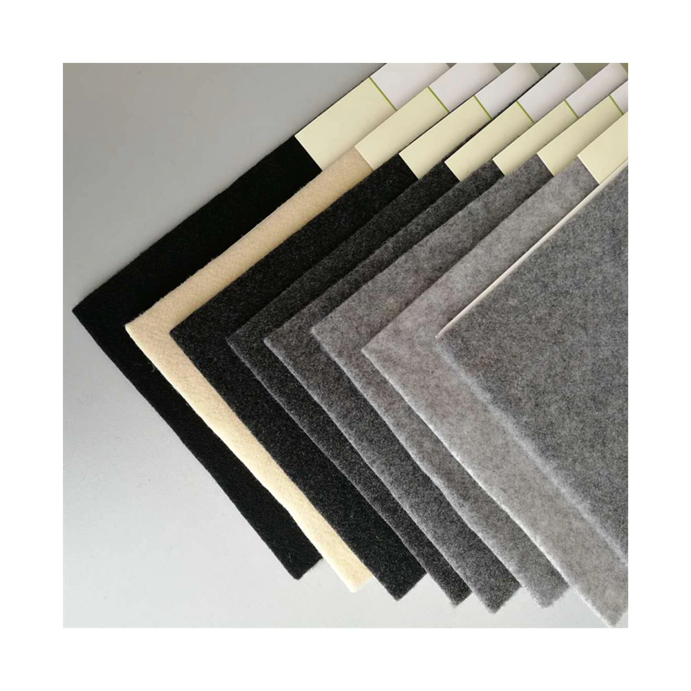 Automotive Carpet Fireproof Polypropylene Fabric Colors Soft Velour Nonwoven Fabric