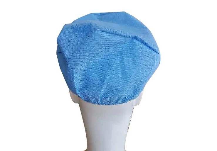 Non Woven Protective Cap Non Woven Fabric Head Cover Disposable Factory Direct Surgical Cap
