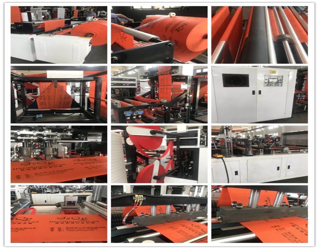 Automatic Nonwoven Handle Fabric Bag Flat Bag Shopping Bag Making Machine with High Efficient