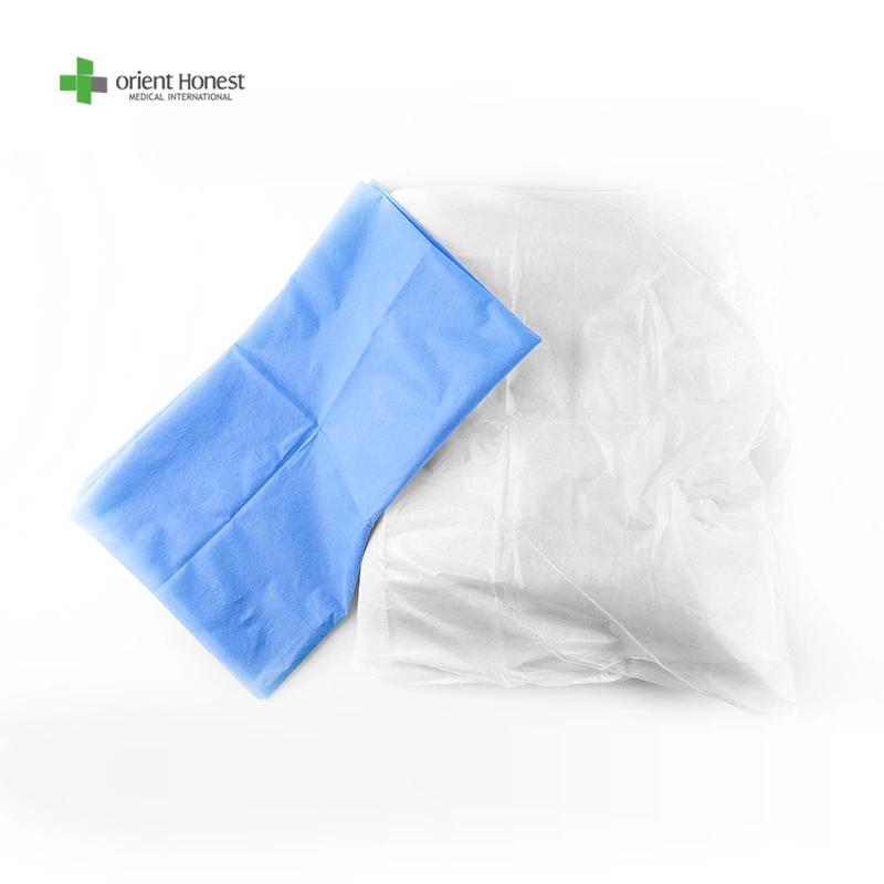 Wholesales Medical Supplies Disposable Bed Sheet Nonwoven Bed Cover Bed Sheet with Elastic with ISO 13485
