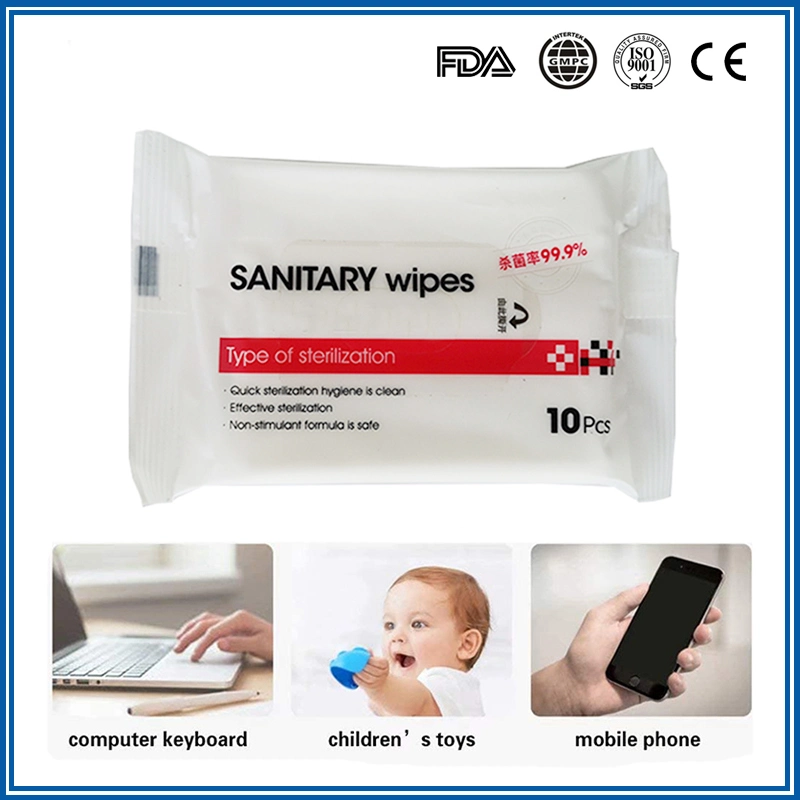 OEM Antibacterial/Disposable/Flushable/Nonwoven Fabric/Wet Towel for Cleaning/Disinfecting/ Sterilization