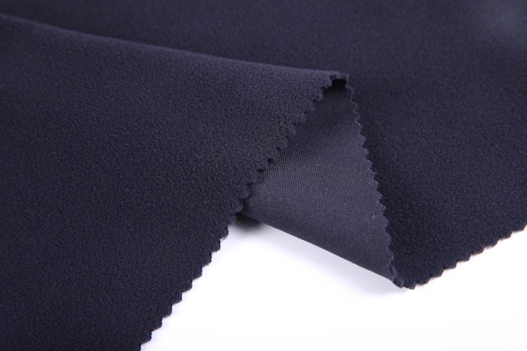 Knitted Polyester Embossed Polyester Fleece Fabric for Embossed Shirt Fabric