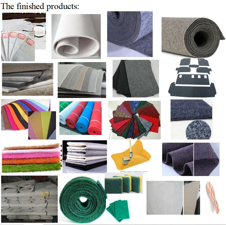 Nonwoven Carpet Needle Punch Production Line Carbon Fiber Felt Making Line