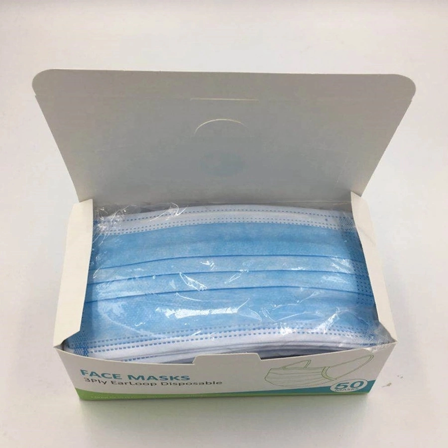 Adult 3ply Nonwoven Material Protectitive Mask Factory
