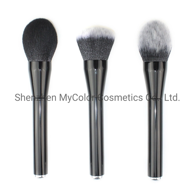 2020 New Design Handmade Brush Single Makeup Brush Blush Brush with Black Wood Handle