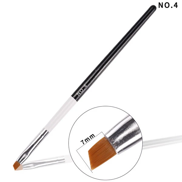 Wholesale High Quality Profession Nail Art Tool Acrylic 5PCS UV Gel Polish Nail Brush Pen