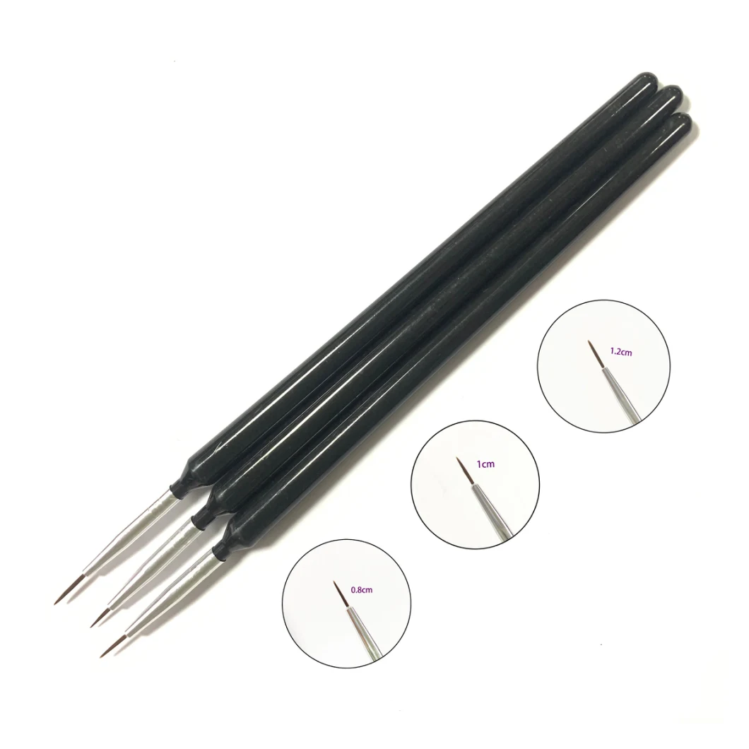Professional Nail Art Tool Brush Mkt066 for UV Gel Polish Drawing Liner Painting Pen Line Brush