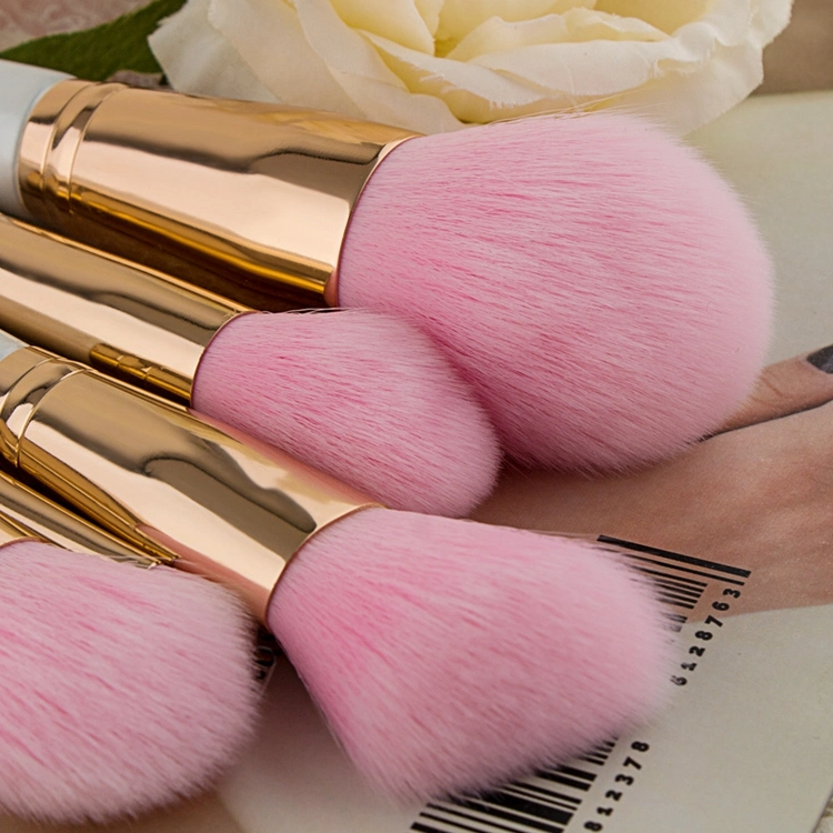 Makeup Brushes Manufacturers China Gradient Color 9PCS Soft Synthetic Hair Makeup Brushes Set Private Label