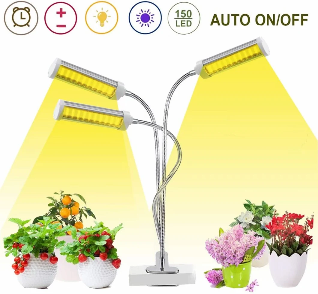 75W Full Spectrum Auto on/off Timer LED Grow Lamp for Plants Growth