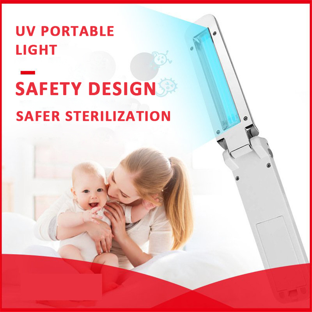UV Lamp Sterilizer Disinfection Germicidal Lamps Portable Light Uring 254nm UV Disinfection Lamp Sterilization Ultra Violet